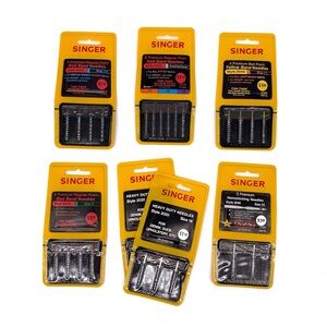 NWT SINGER Sewing Needles, Bundle x7